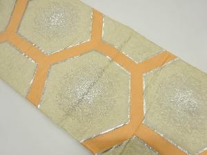 アンティーク 亀甲繋ぎに華紋織り出し袋帯(材料)